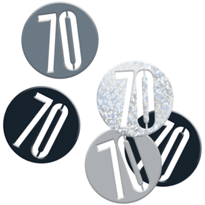 Glitz Black Birthday Confetti