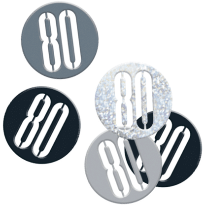 Glitz Black Birthday Confetti