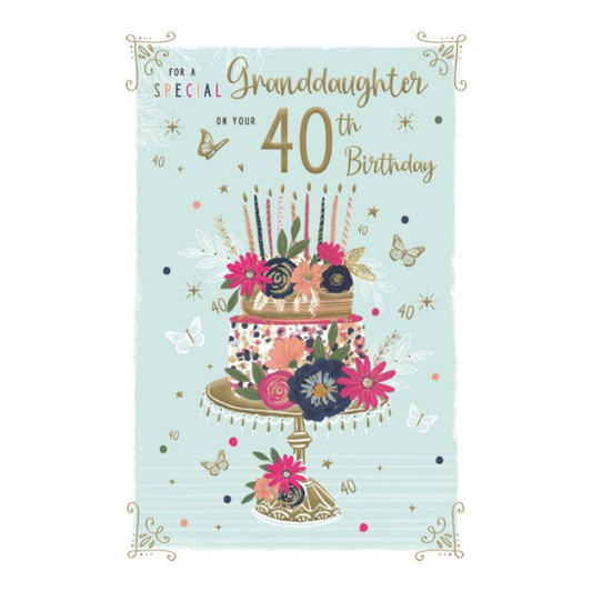 For a Special Granddaughter (Age 40)