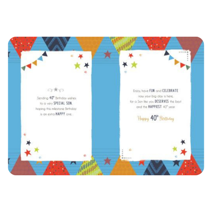 For a Special Son (Age 40)