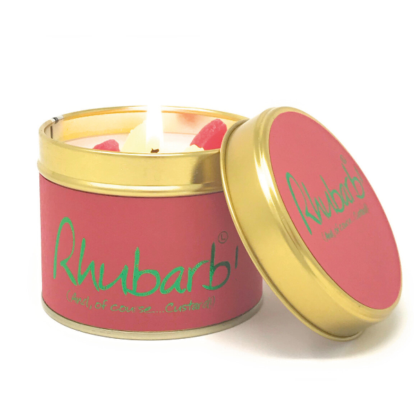 Lily Flame Candle Rhubarb