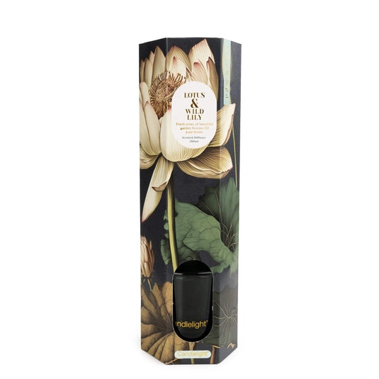 Candlelight - 200ml Reed Diffuser - Lotus & Wild Lily
